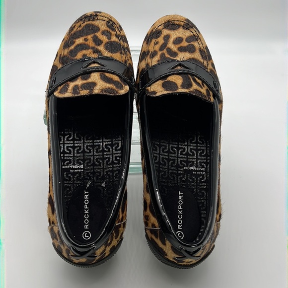 Rockport Jackie Penny Loafers Leopard Print AdiPRENE Comfort shoe Womens size 6 - Picture 4 of 8